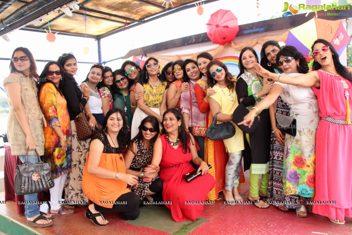 Sawaan with Rainbow Colours - Samanvay Ladies Club Theme Event