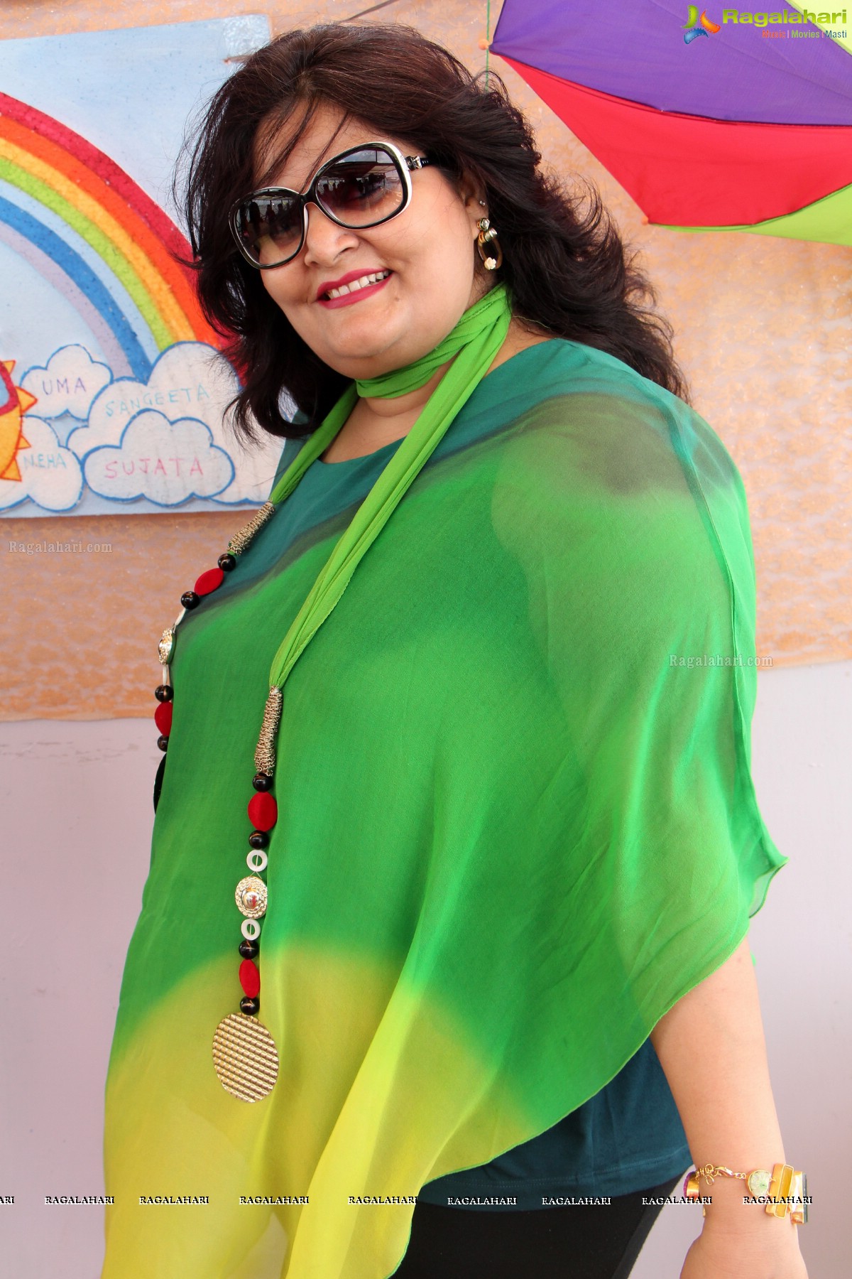 Sawaan with Rainbow Colours - Samanvay Ladies Club Theme Event