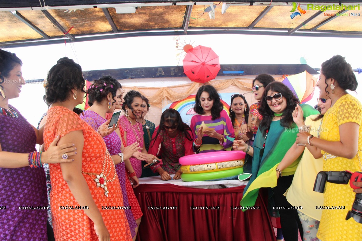 Sawaan with Rainbow Colours - Samanvay Ladies Club Theme Event