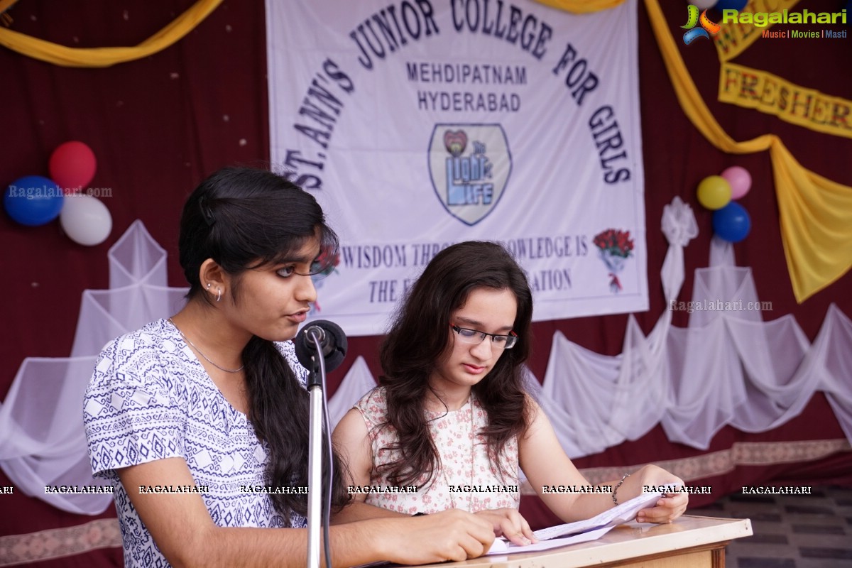 St. Ann's Jr. College for Girls Fresher's Day Celebrations 2015, Hyderabad