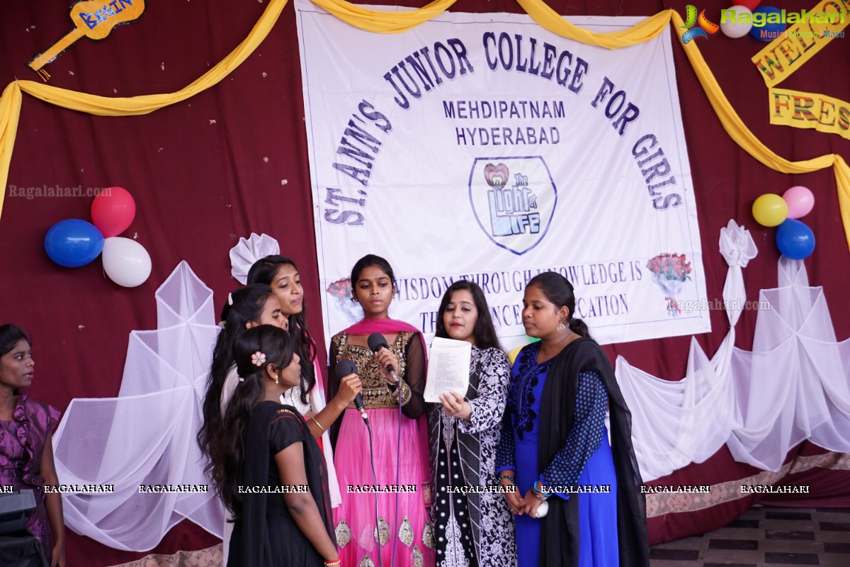 St. Ann's Jr. College for Girls Fresher's Day Celebrations 2015, Hyderabad