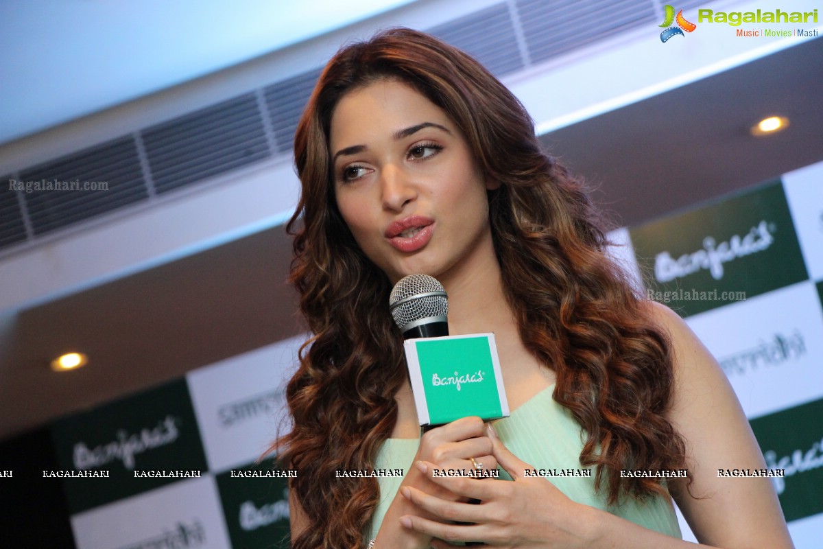 Tamannaah launches Banjara's Samvridhi Range Of Products in Hyderabad