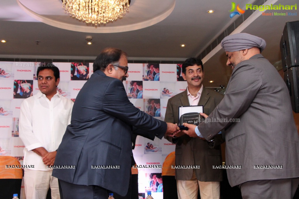 KT Rama Rao inaugurates Thomson branded LED TV Product Range in Hyderabad