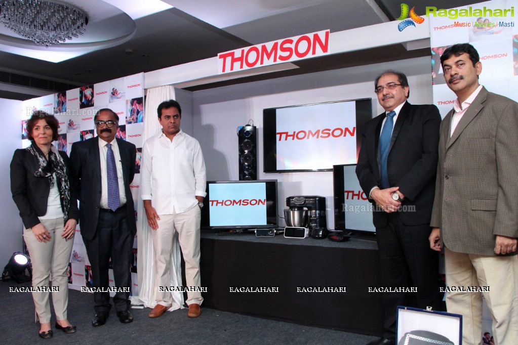 KT Rama Rao inaugurates Thomson branded LED TV Product Range in Hyderabad