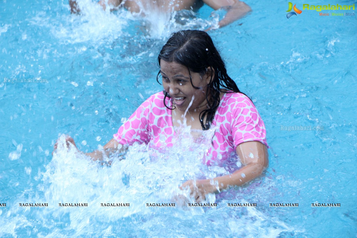 Aqua Zumba (R) Pool Party With Vijaya Tupurani at Radisson Blu Plaza Hotel, Hyderabad