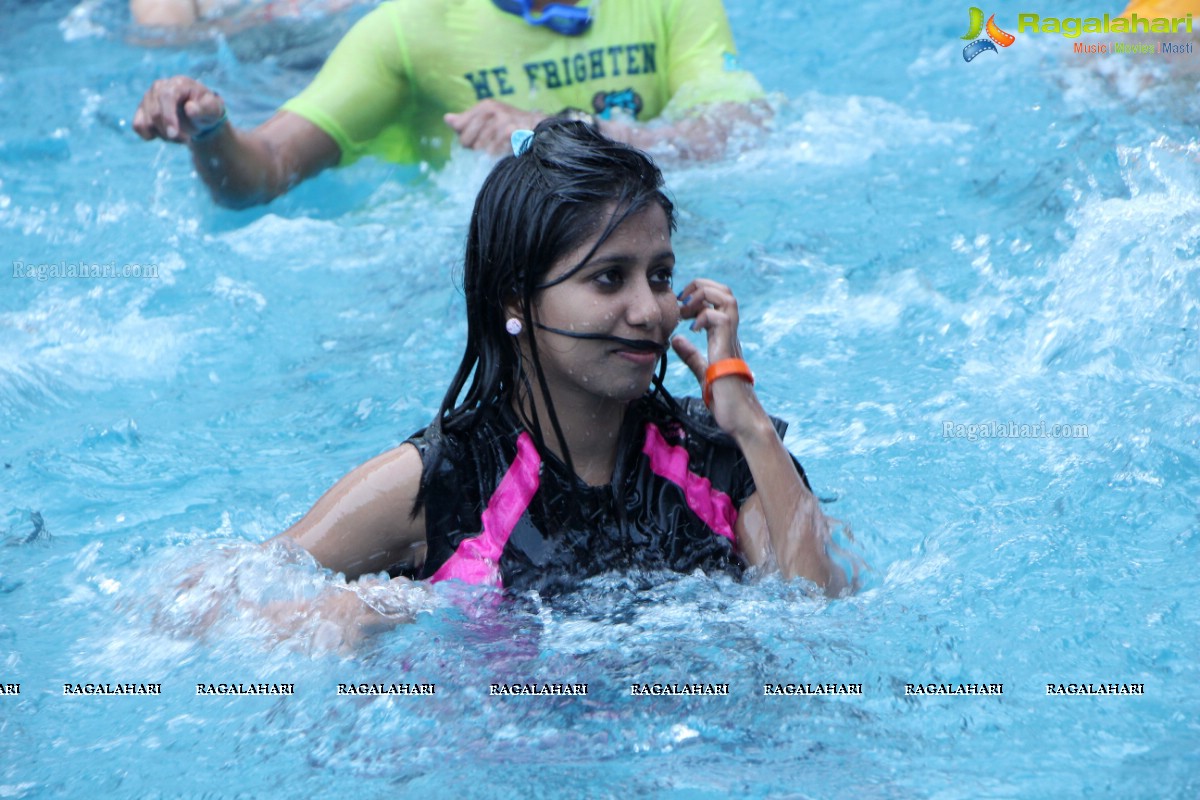 Aqua Zumba (R) Pool Party With Vijaya Tupurani at Radisson Blu Plaza Hotel, Hyderabad