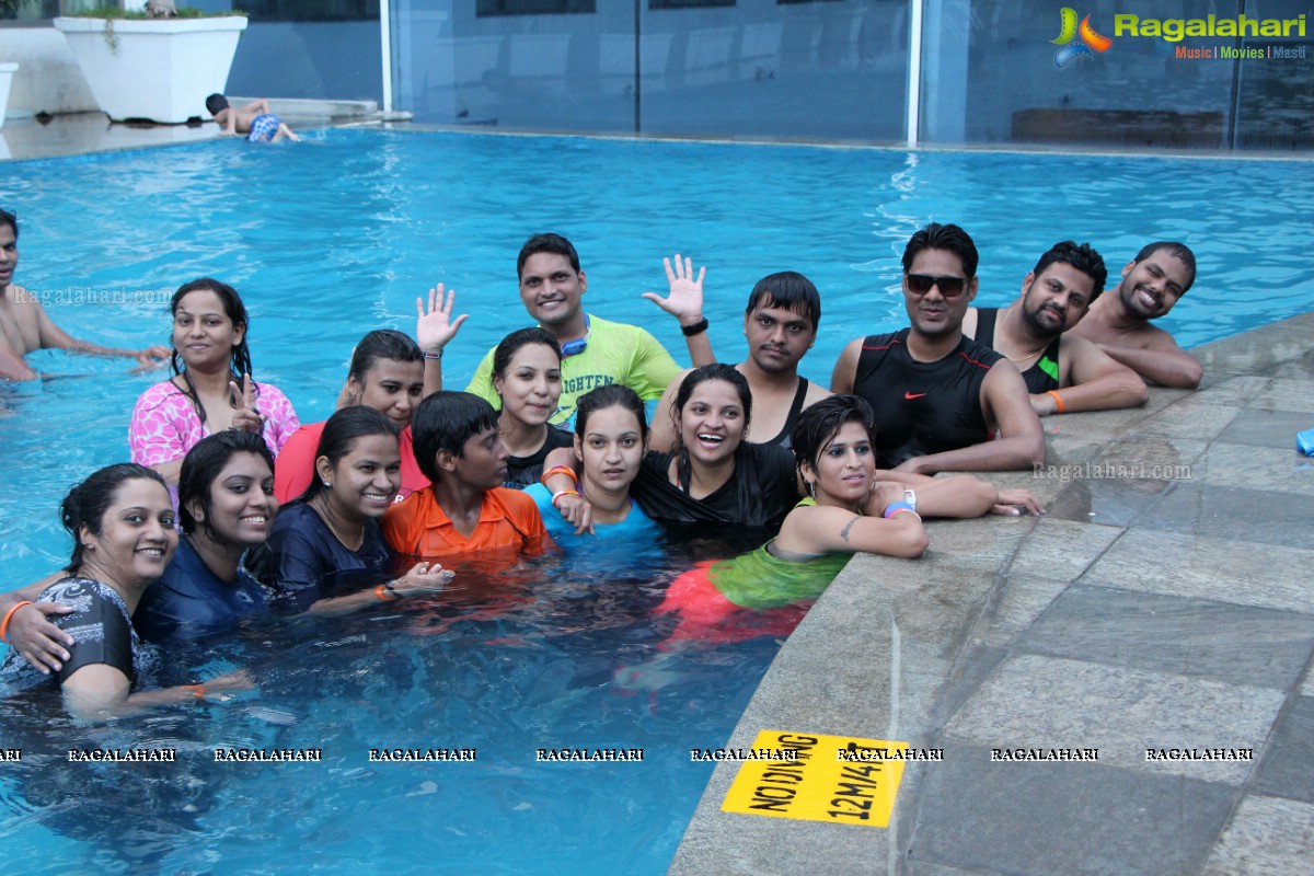 Aqua Zumba (R) Pool Party With Vijaya Tupurani at Radisson Blu Plaza Hotel, Hyderabad