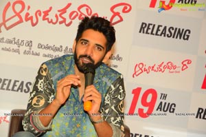 Aatadukundam Raa Press Meet