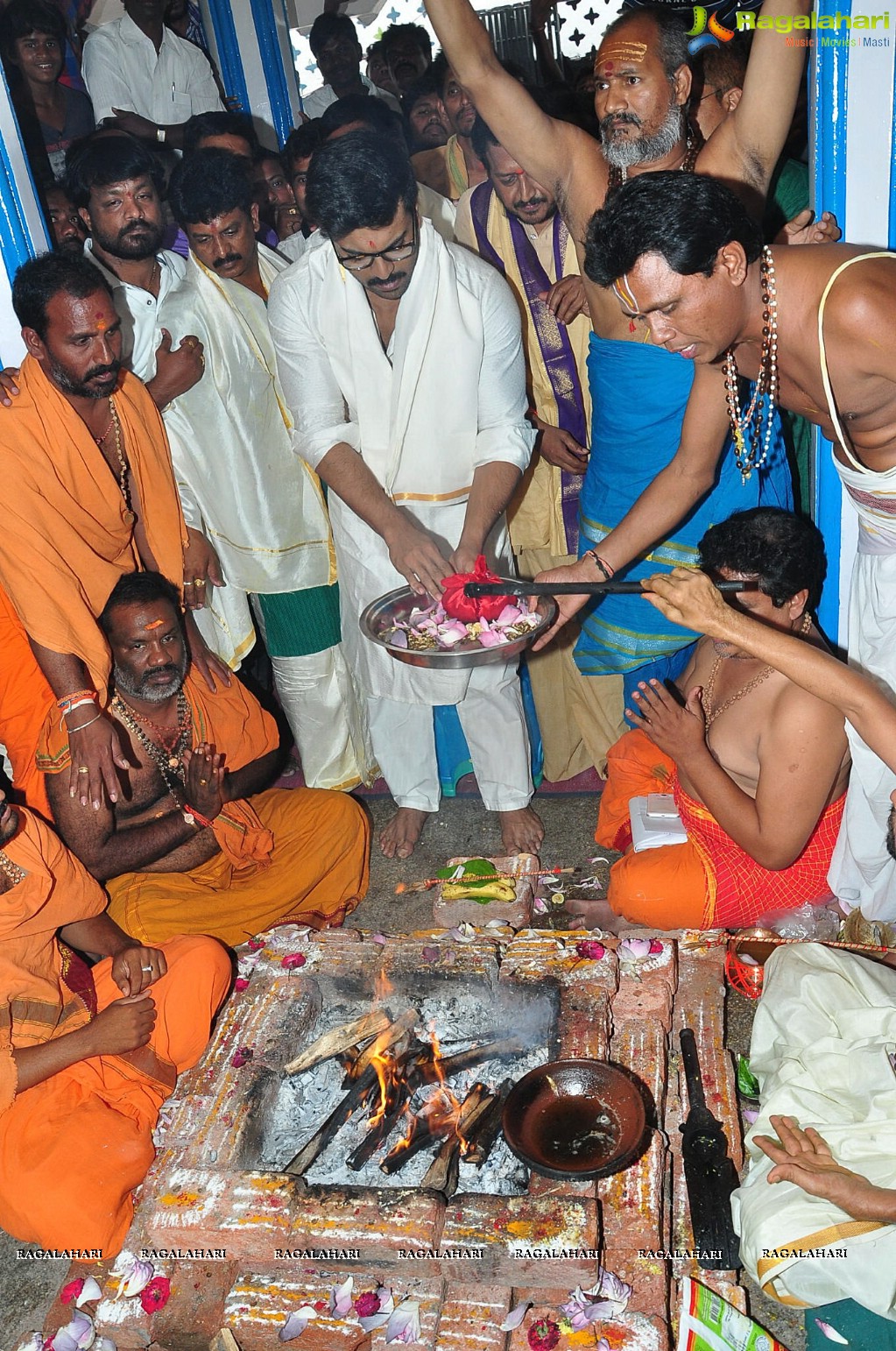 Chiranjeevi Birthday Celebrations 2016 at Filmnagar Temple