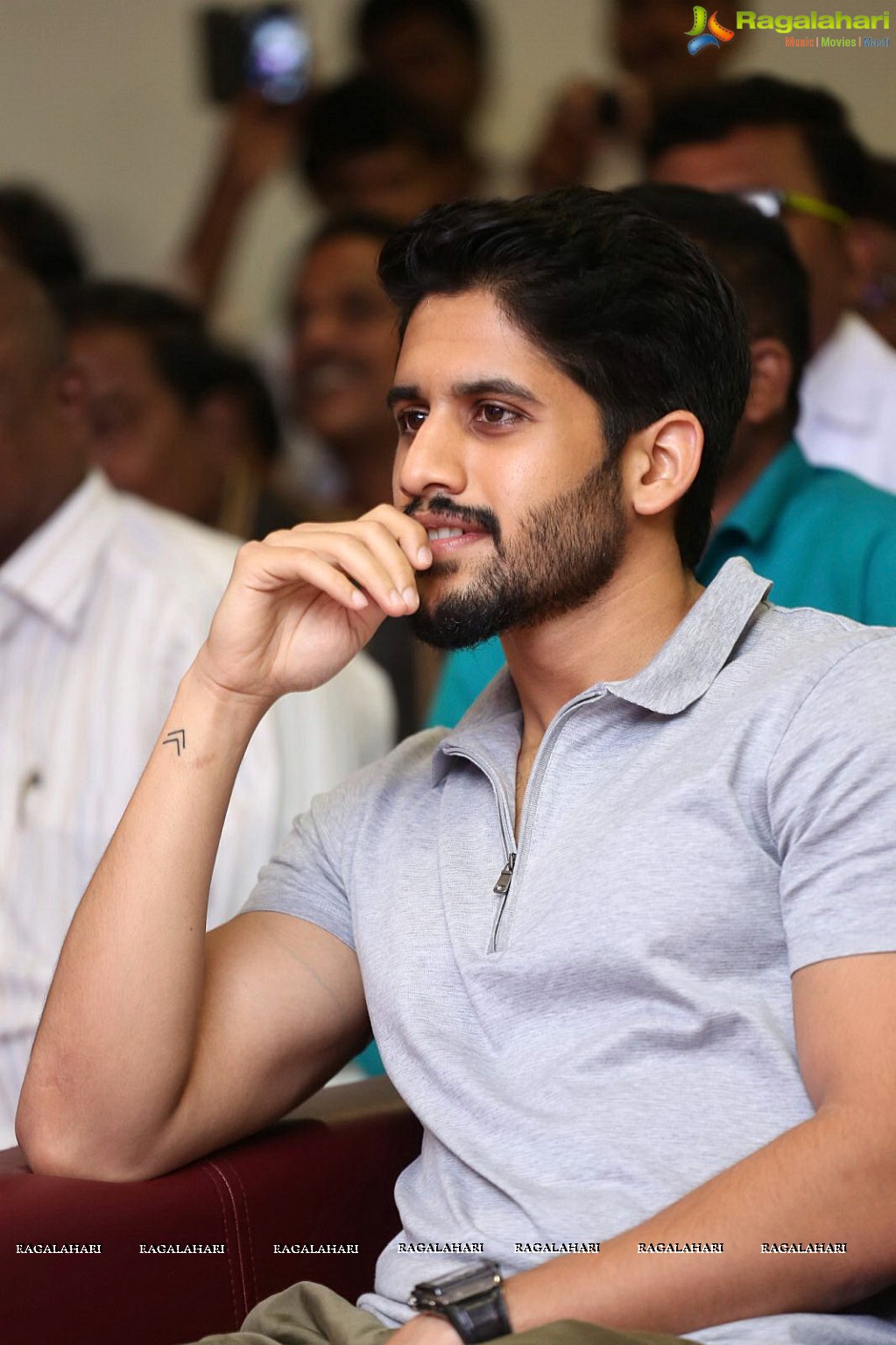 Naga Chaitanya and Akhil launches Nagarjuna's Birthday Stamp