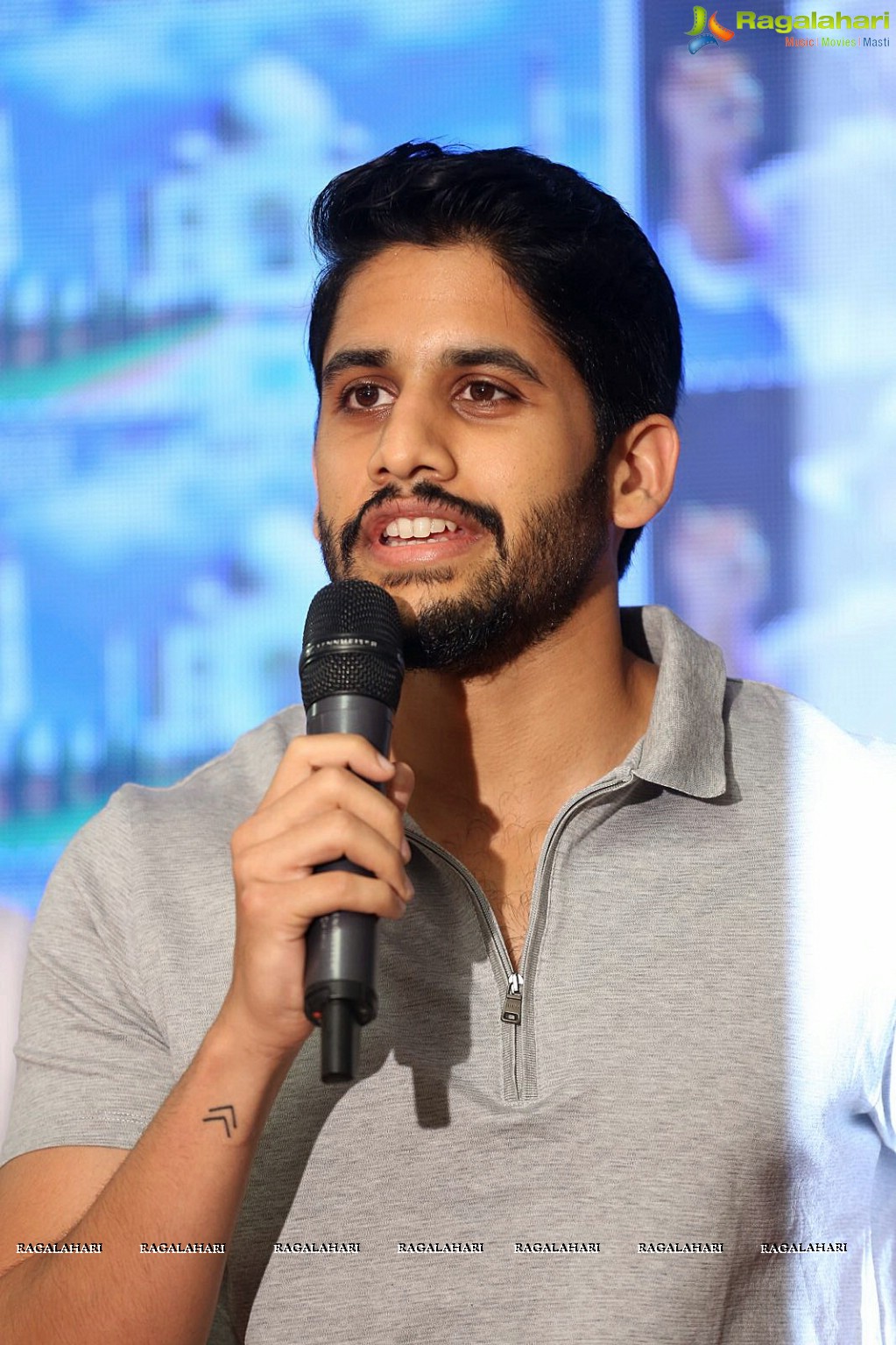 Naga Chaitanya and Akhil launches Nagarjuna's Birthday Stamp