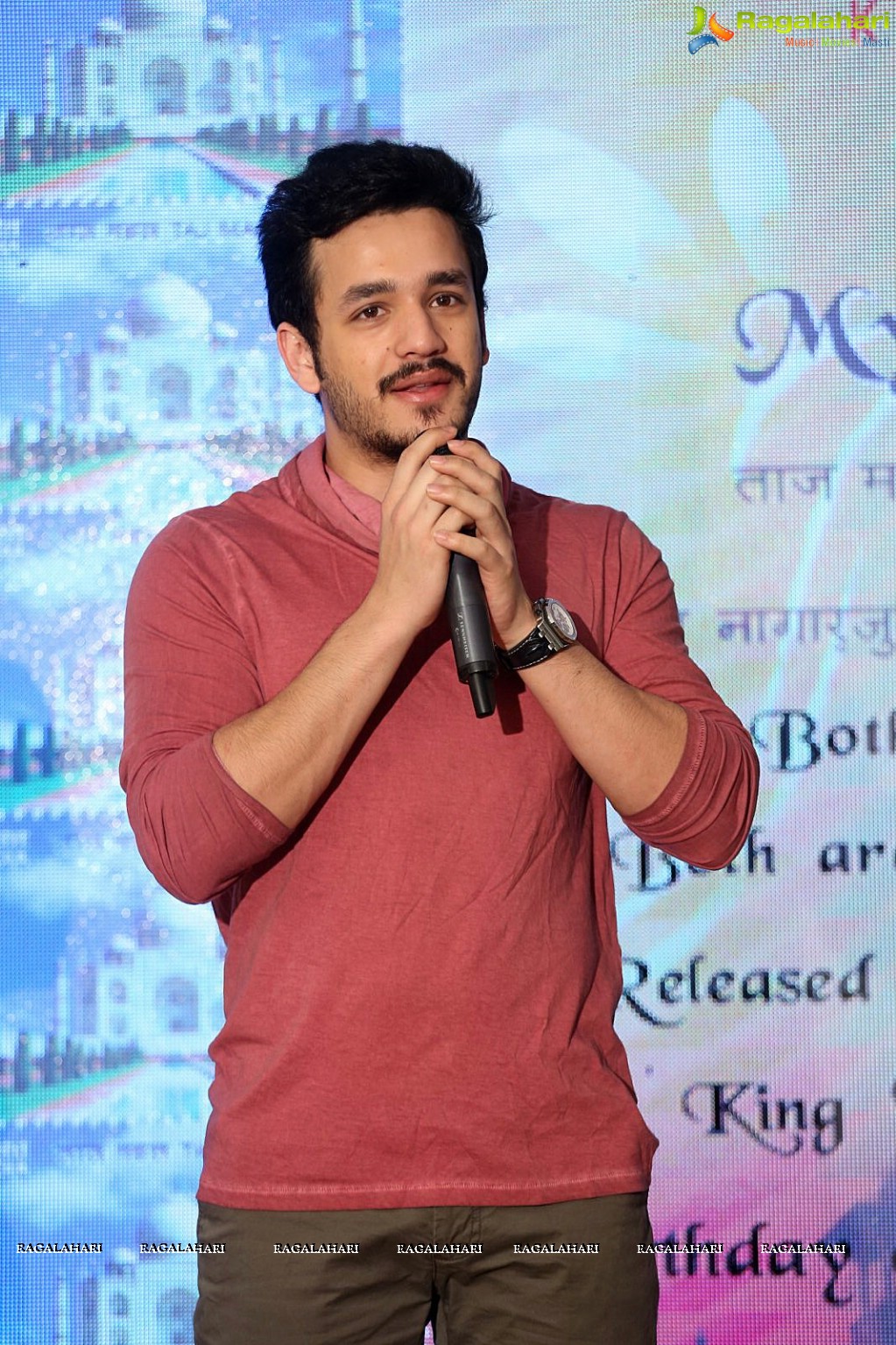 Naga Chaitanya and Akhil launches Nagarjuna's Birthday Stamp