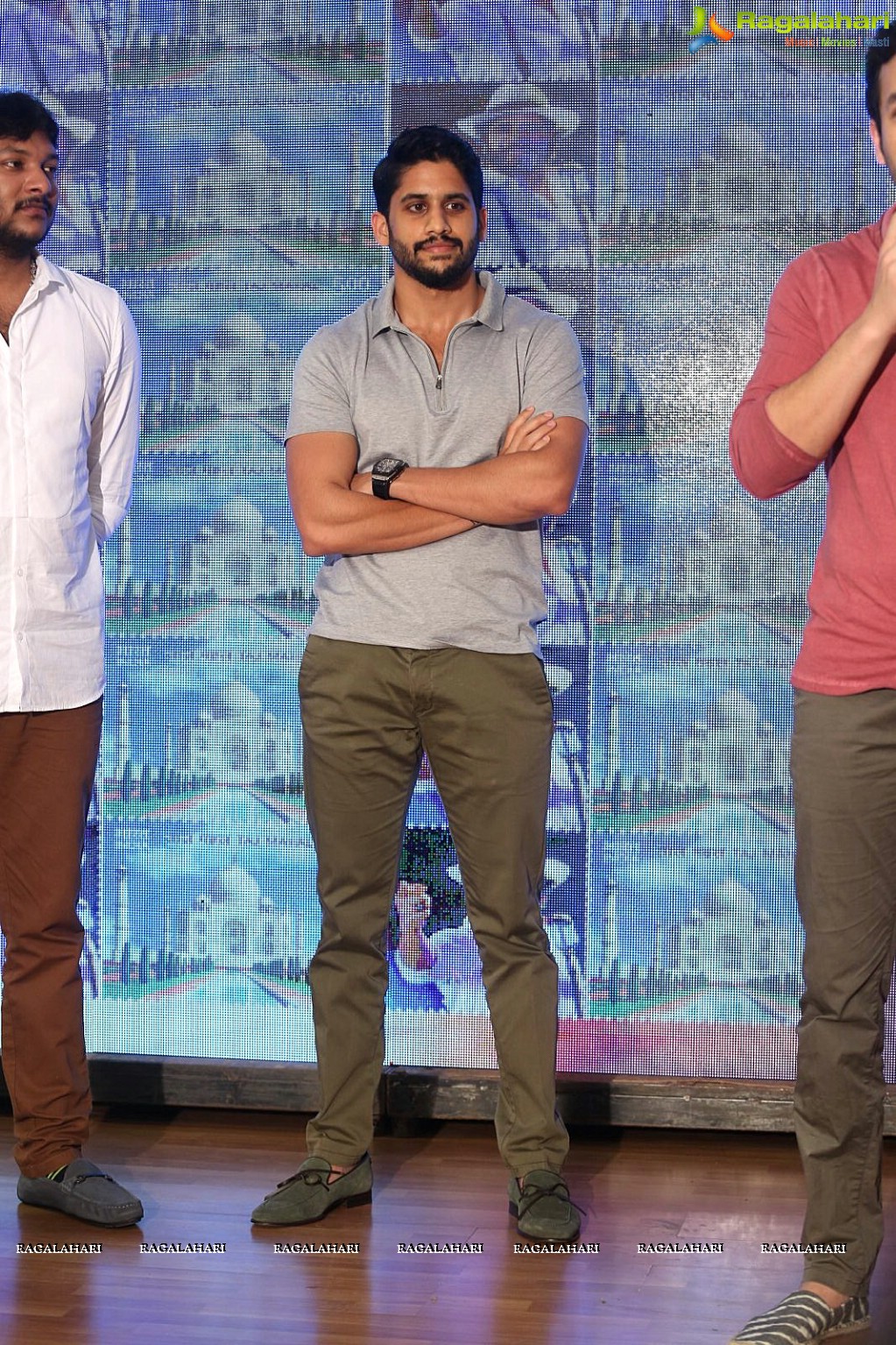 Naga Chaitanya and Akhil launches Nagarjuna's Birthday Stamp