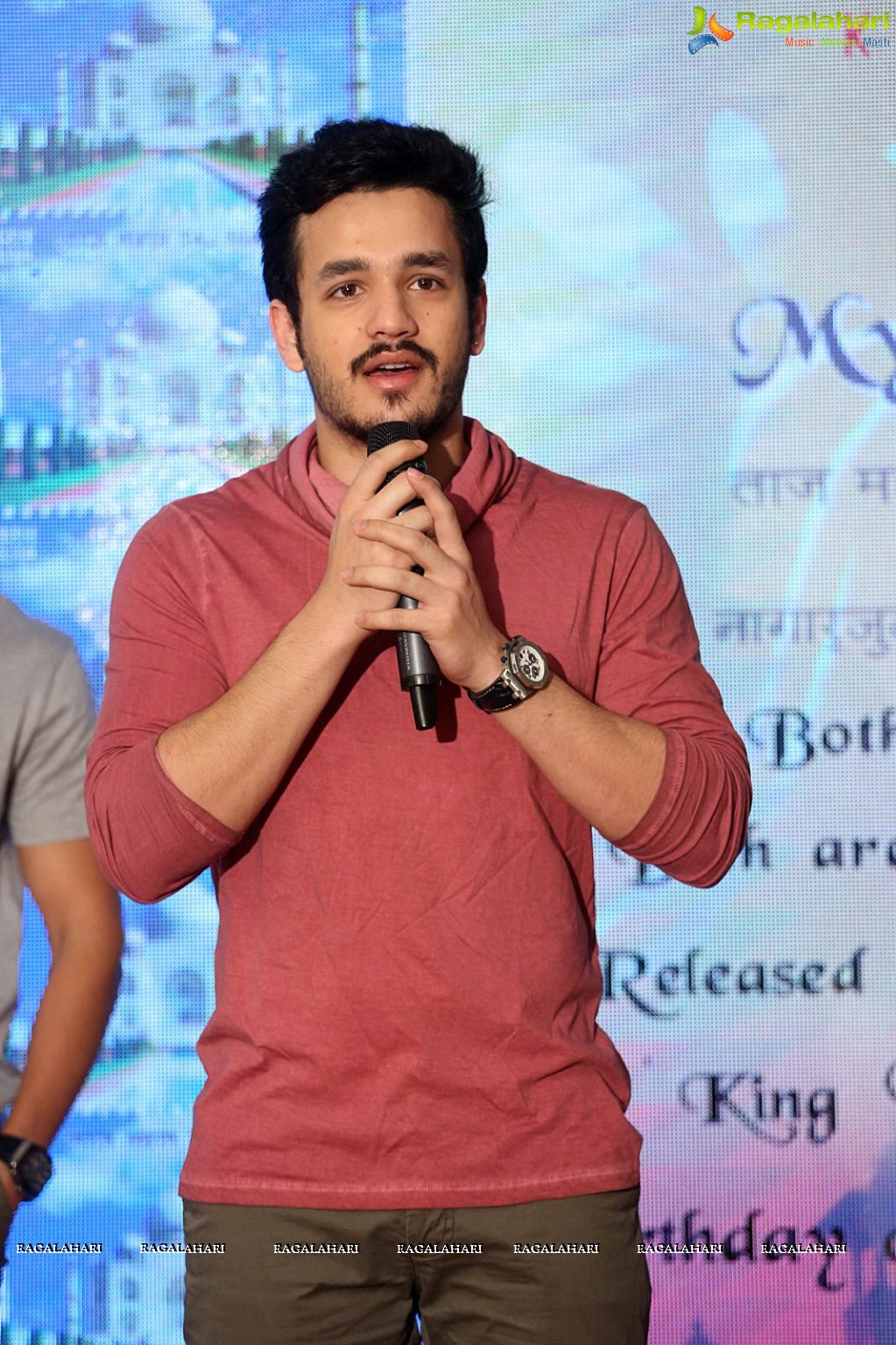 Naga Chaitanya and Akhil launches Nagarjuna's Birthday Stamp