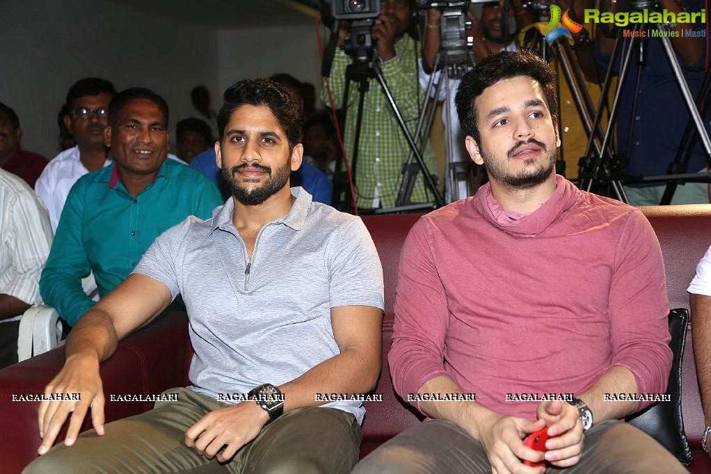 Naga Chaitanya and Akhil launches Nagarjuna's Birthday Stamp