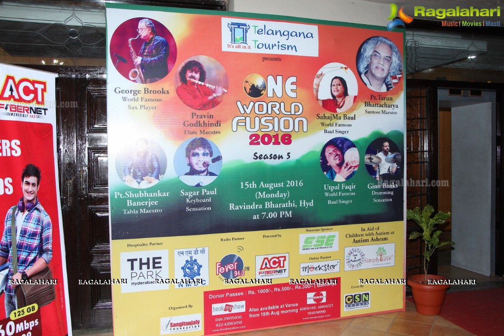 One World Fusion 2016 by Sangitanjaly Foundation at Ravindra Bharathi, Hyderabad