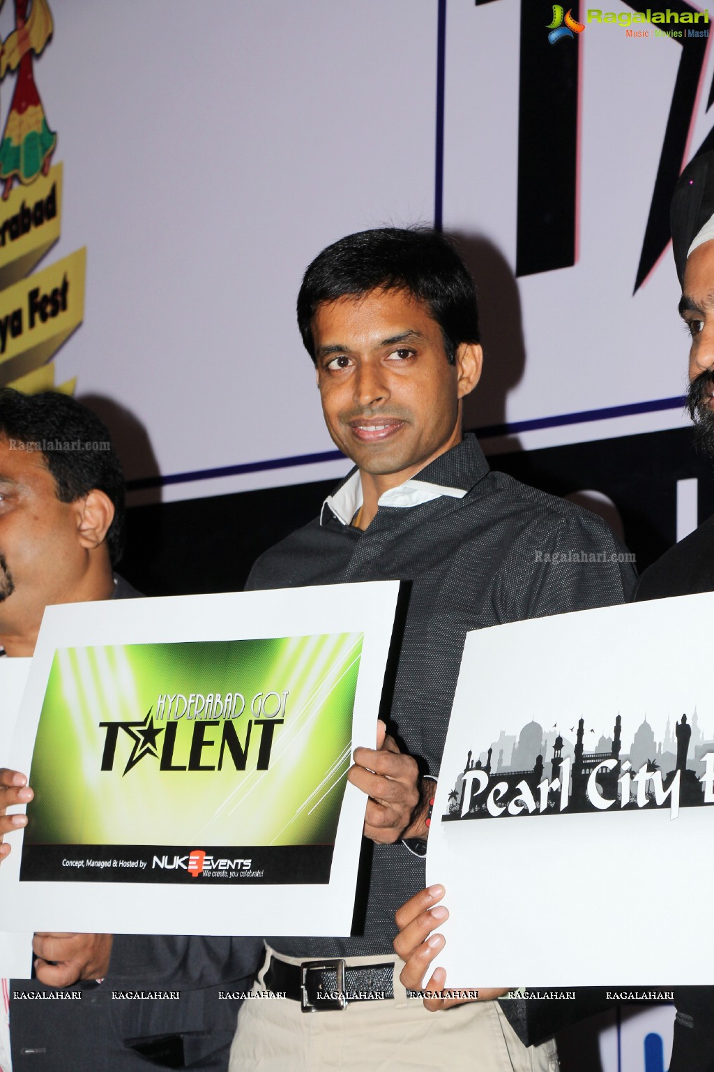 Pullela Gopichand unveils Hyderabad Got Talent Logo