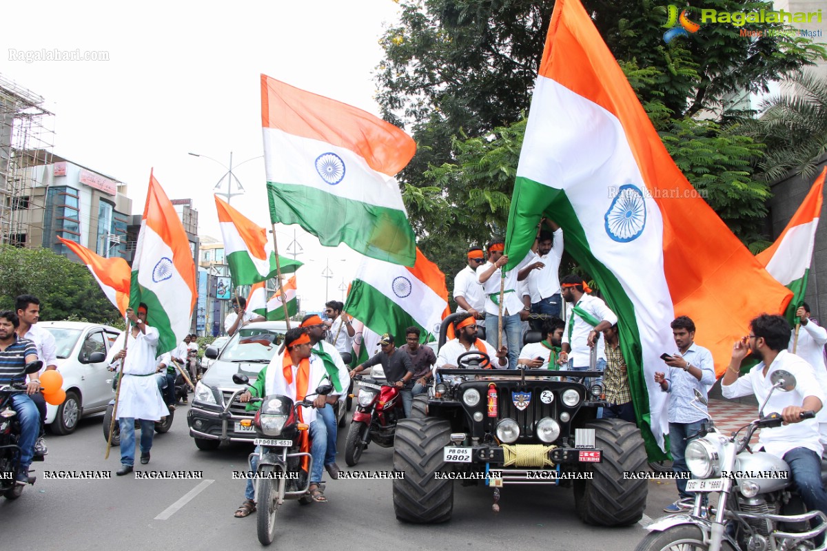 Banjara Hills Youth Independence Day 2016 Rally