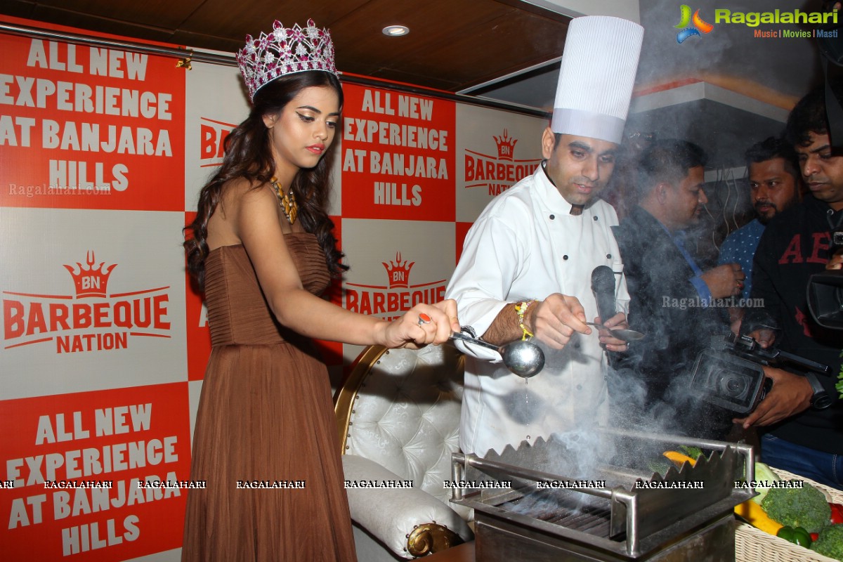 Priyadarshini Chatterjee launches Barbeque Nation Restaurant at Banjara Hills, Hyderabad