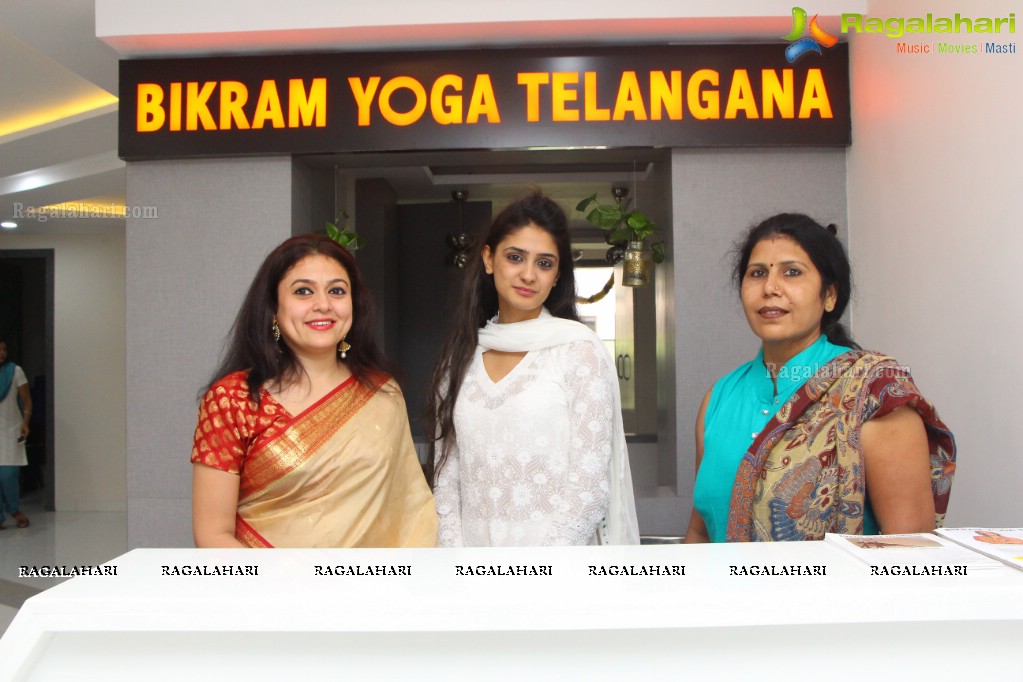 Disha Pandey launches Bikram Yoga Telangana Studio at Kondapur, Hyderabad