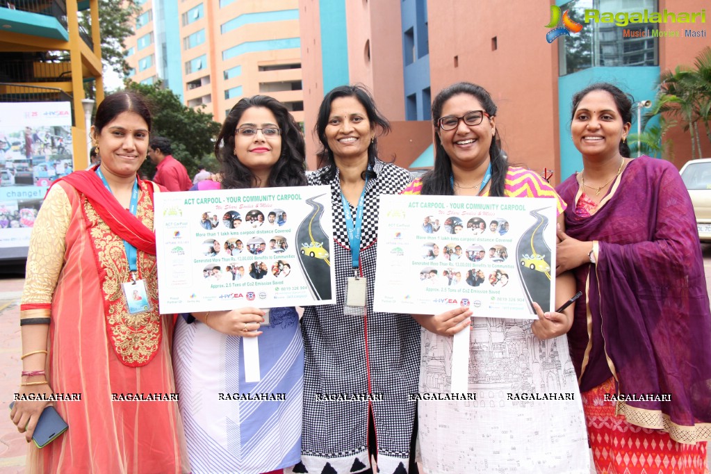 Car Free Thursday One Year Celebrations at Ascendas IT Park, Hyderabad