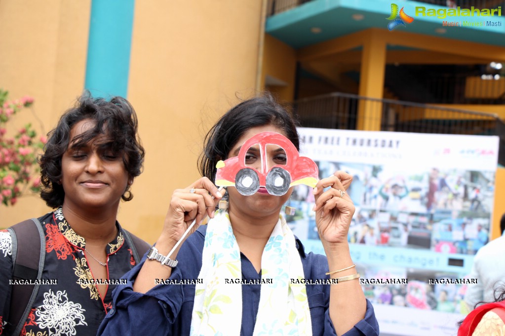 Car Free Thursday One Year Celebrations at Ascendas IT Park, Hyderabad