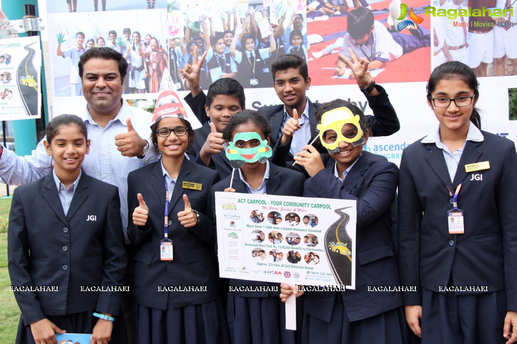 Car Free Thursday One Year Celebrations at Ascendas IT Park, Hyderabad