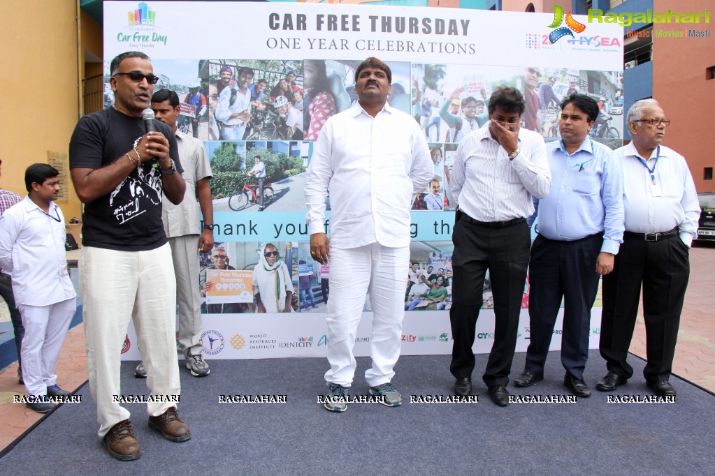 Car Free Thursday One Year Celebrations at Ascendas IT Park, Hyderabad