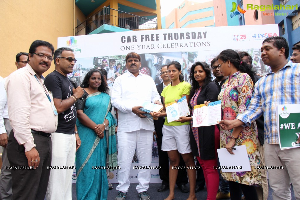 Car Free Thursday One Year Celebrations at Ascendas IT Park, Hyderabad