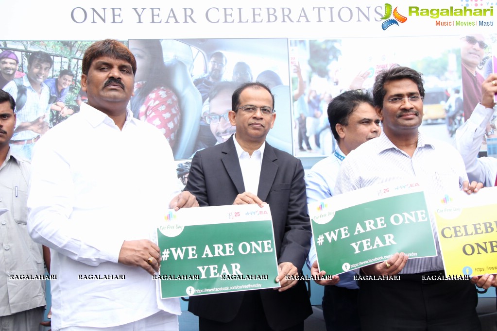 Car Free Thursday One Year Celebrations at Ascendas IT Park, Hyderabad
