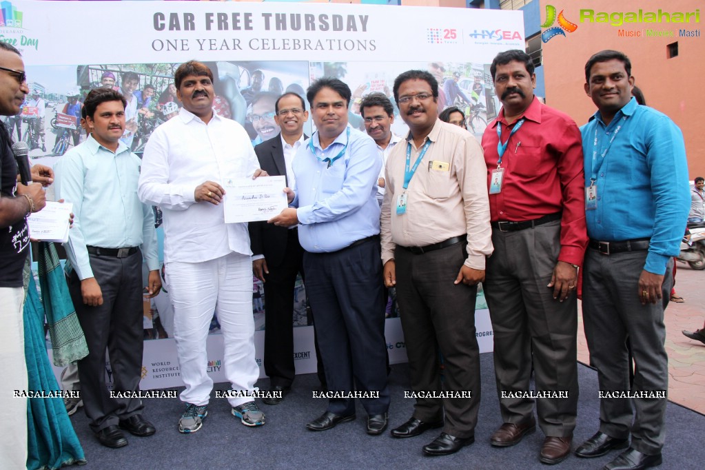 Car Free Thursday One Year Celebrations at Ascendas IT Park, Hyderabad