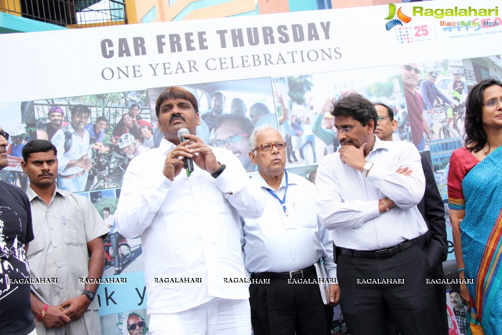 Car Free Thursday One Year Celebrations at Ascendas IT Park, Hyderabad