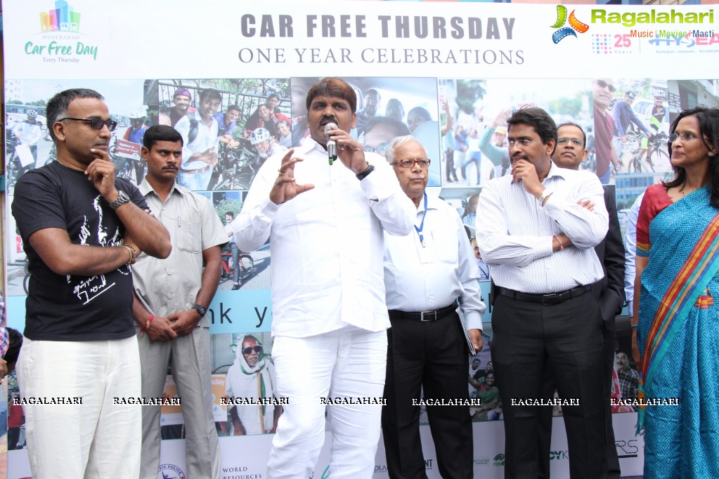 Car Free Thursday One Year Celebrations at Ascendas IT Park, Hyderabad