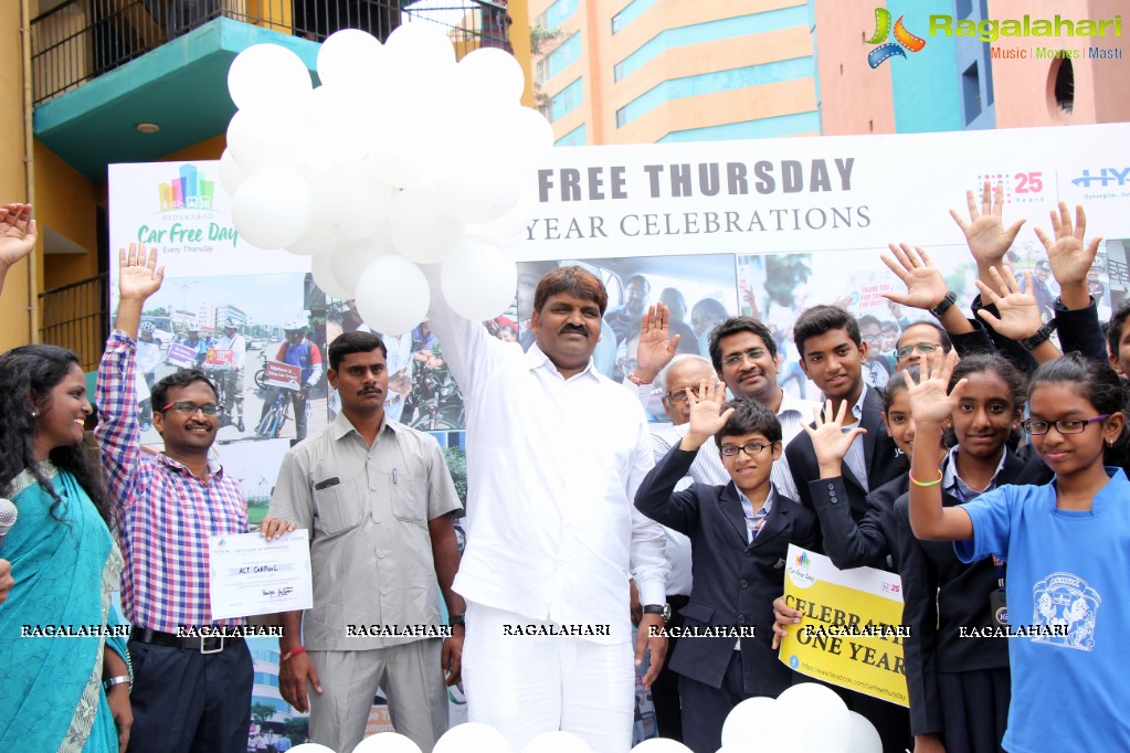 Car Free Thursday One Year Celebrations at Ascendas IT Park, Hyderabad