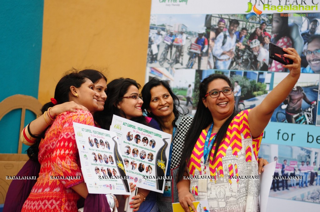 Car Free Thursday One Year Celebrations at Ascendas IT Park, Hyderabad