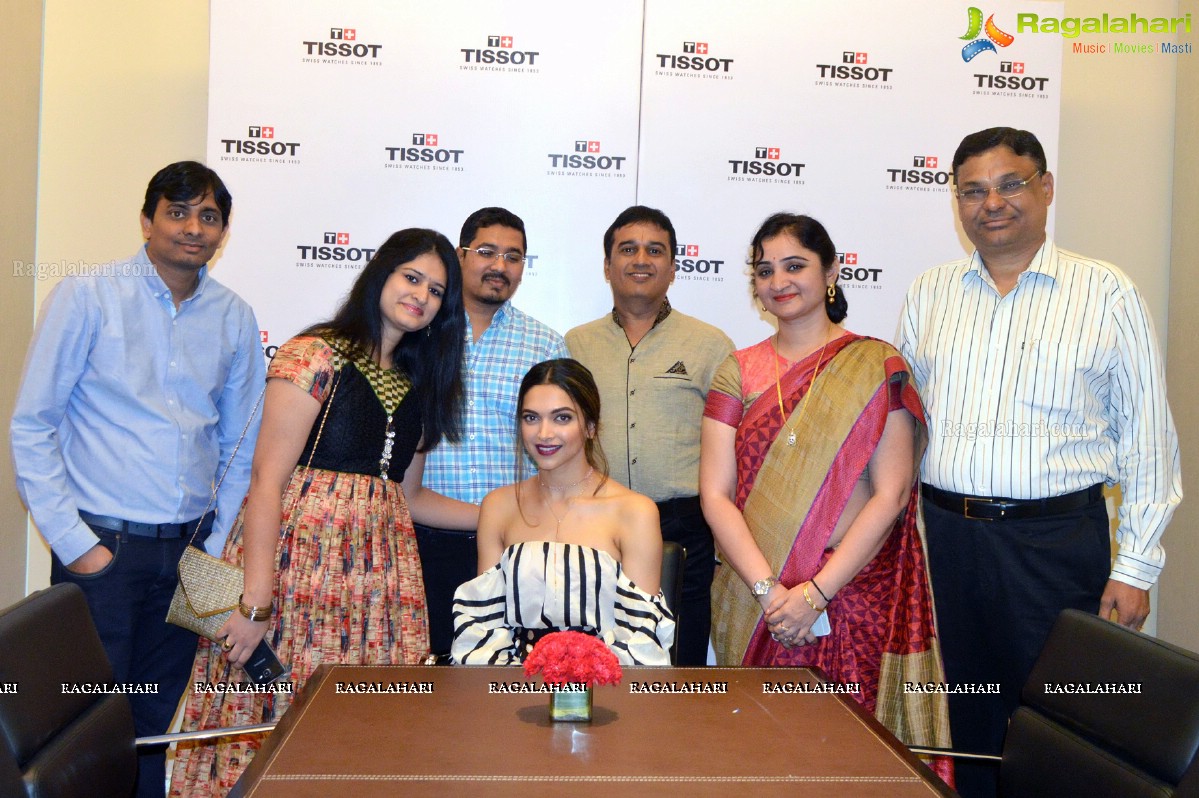 Deepika Padukune launches Tissot Bella Ora at Tissot Boutique, Hyderabad