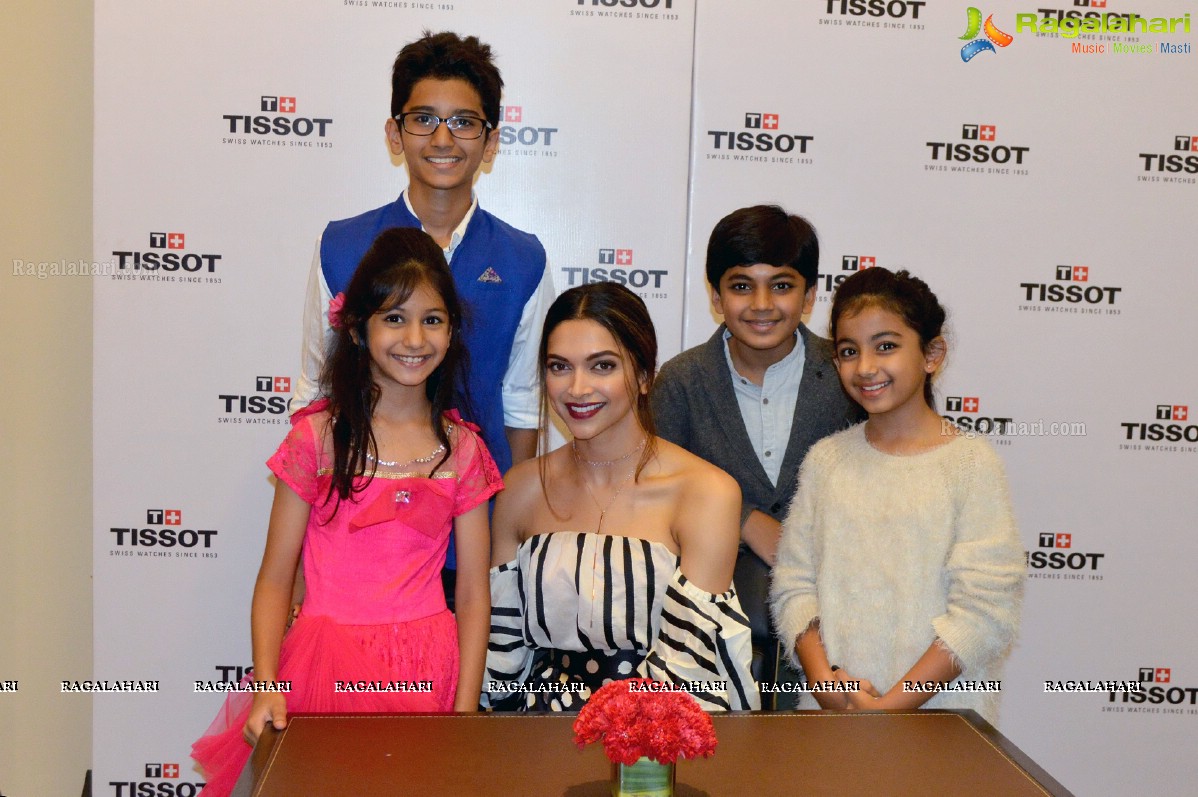 Deepika Padukune launches Tissot Bella Ora at Tissot Boutique, Hyderabad