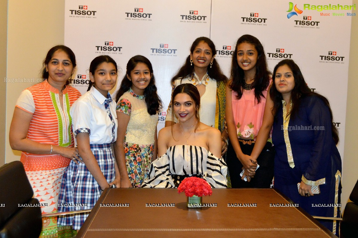 Deepika Padukune launches Tissot Bella Ora at Tissot Boutique, Hyderabad