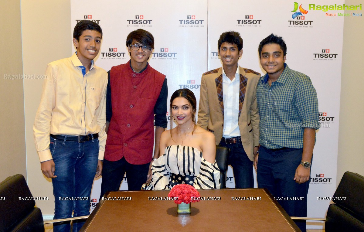 Deepika Padukune launches Tissot Bella Ora at Tissot Boutique, Hyderabad