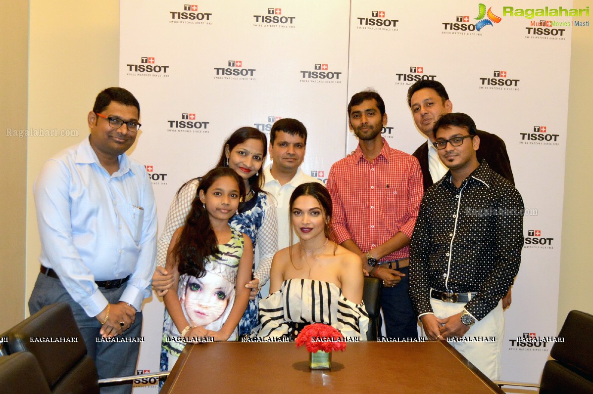 Deepika Padukune launches Tissot Bella Ora at Tissot Boutique, Hyderabad