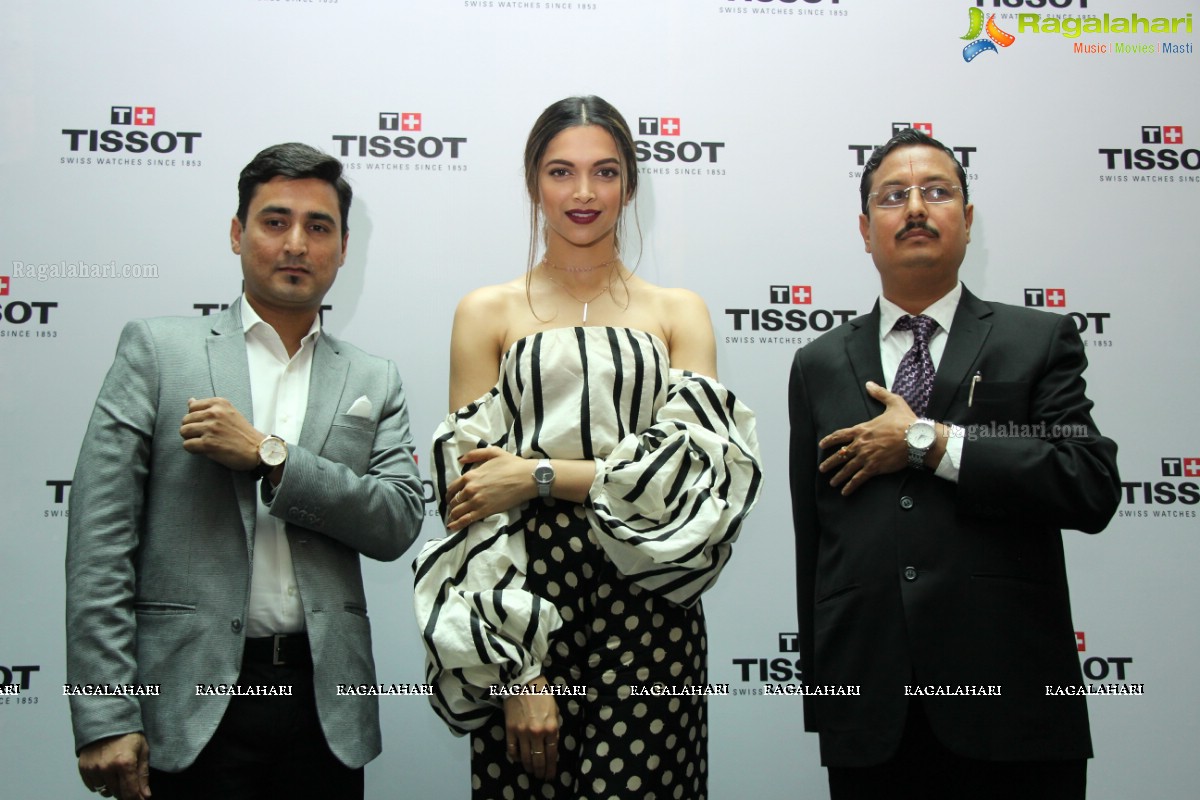 Deepika Padukune launches Tissot Bella Ora at Tissot Boutique, Hyderabad