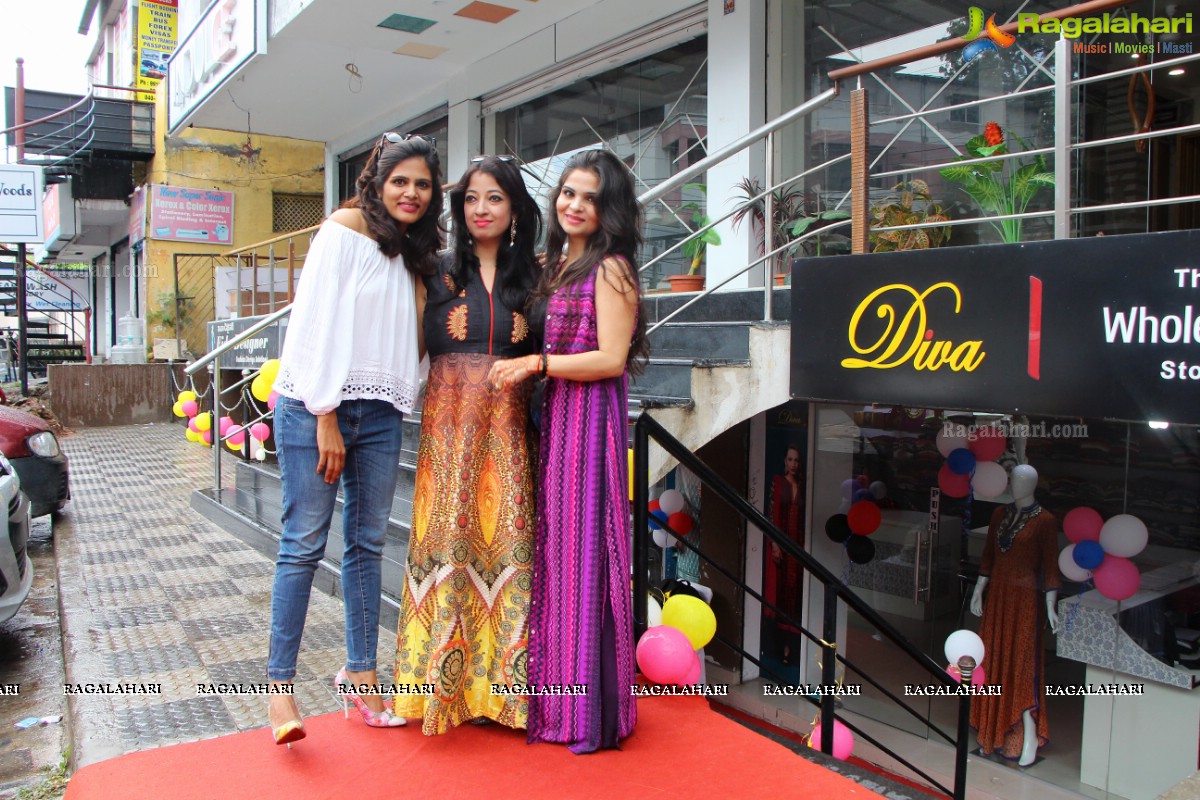 Latest Collection of Designer Wear Launch at Diva - The Wholesale Store at Banjara Hills, Hyderabad