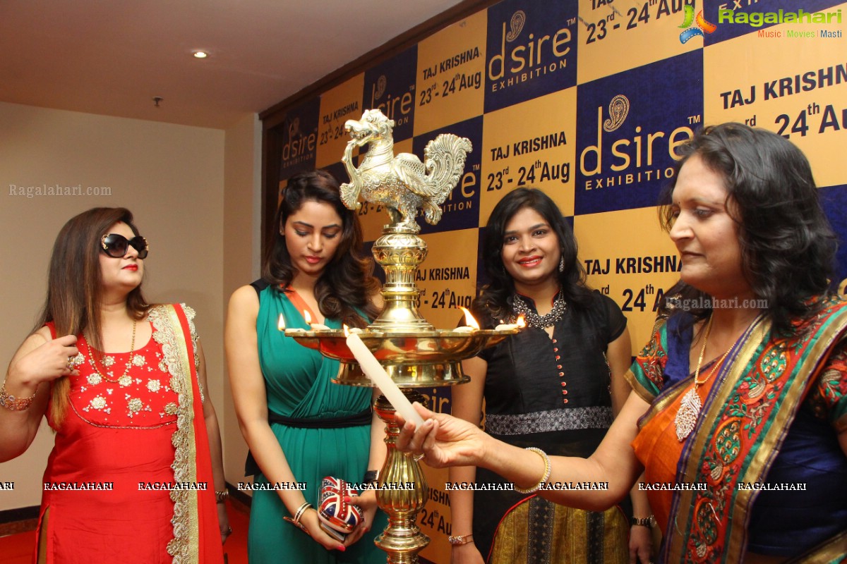 Shilpi Sharma inaugurates D'sire Exhibition at Taj Krishna, Hyderabad