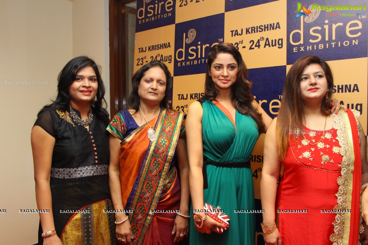 Shilpi Sharma inaugurates D'sire Exhibition at Taj Krishna, Hyderabad