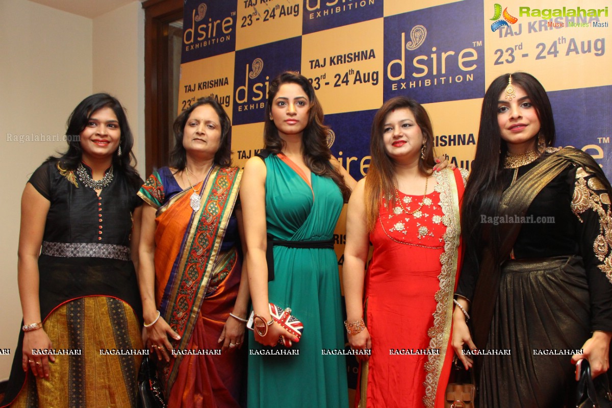 Shilpi Sharma inaugurates D'sire Exhibition at Taj Krishna, Hyderabad