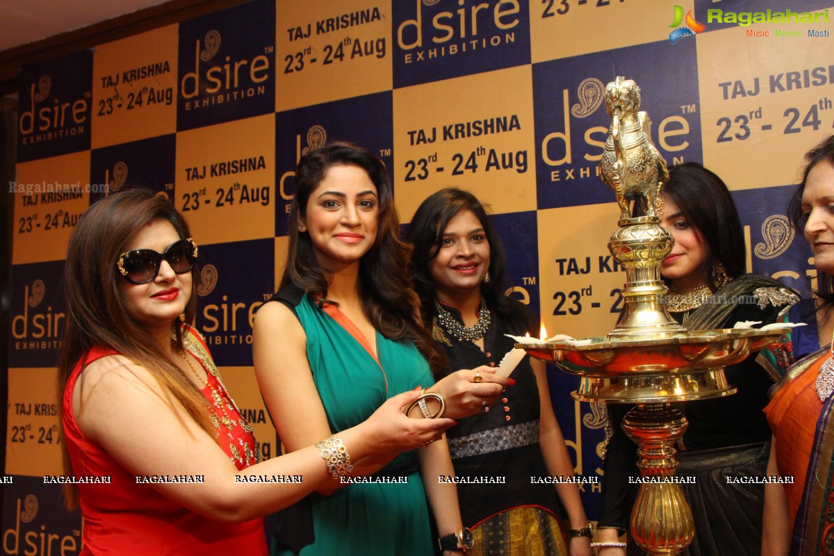 Shilpi Sharma inaugurates D'sire Exhibition at Taj Krishna, Hyderabad