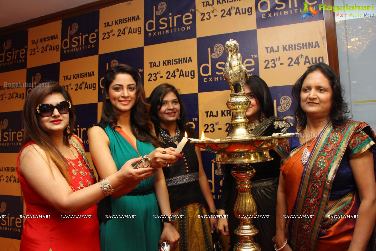 Shilpi Sharma inaugurates D'sire Exhibition at Taj Krishna, Hyderabad
