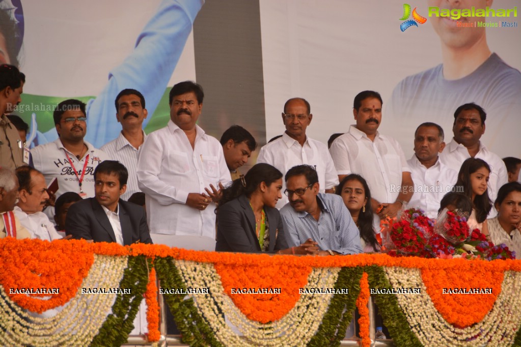 Grand Felicitation to Rio Olympics Silver Medalist PV Sindhu at Gachibowli Stadium