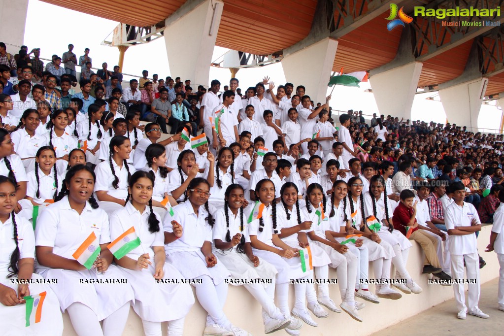 Grand Felicitation to Rio Olympics Silver Medalist PV Sindhu at Gachibowli Stadium