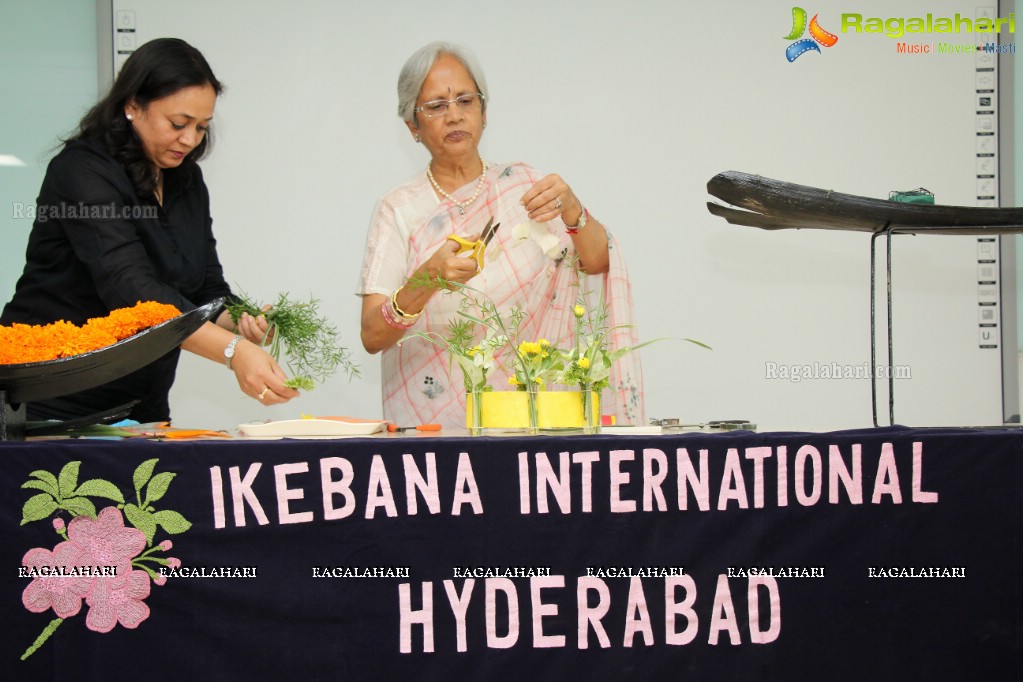 Ikebana International Hyderabad Chapter #250 at Asabhanu Technical Services Ltd